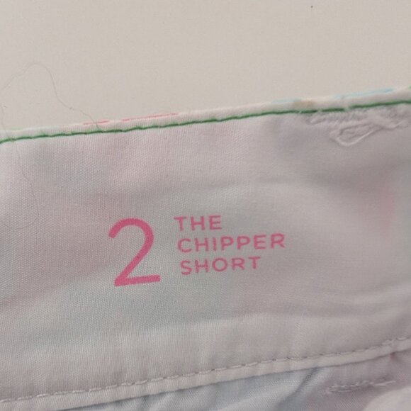 Lilly Pulitzer Lobstah Roll The Chipper Shorts Womens Size 2 Blue Pink Bermuda - Picture 5 of 14